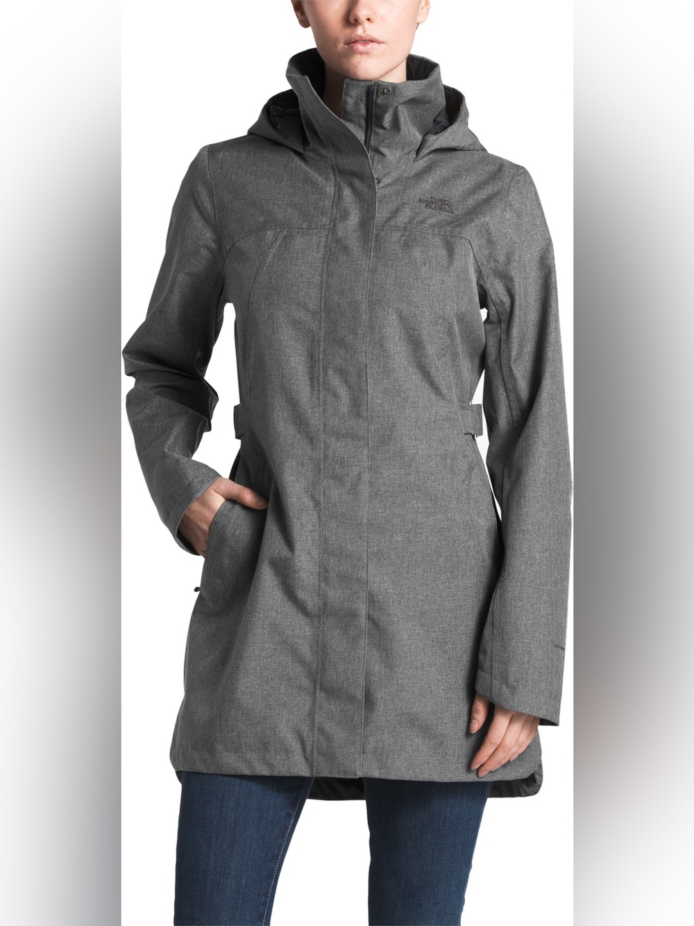 The North Face Laney Trench II Coat in 
TNF Dark Grey Heather Size Small